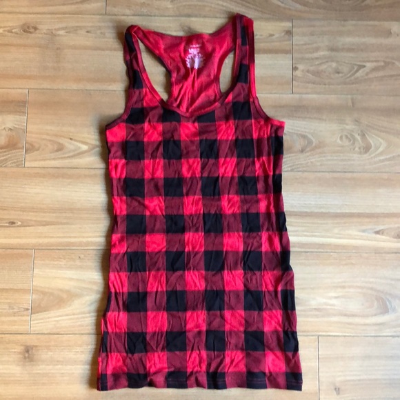 Buffalo plaid tank top Clearance